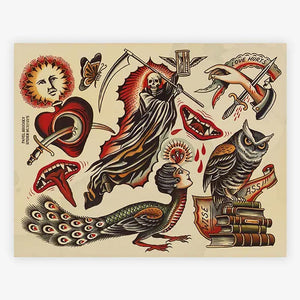 Spider Murphy’s Tattoo Flash Volume III — Hardcover Book