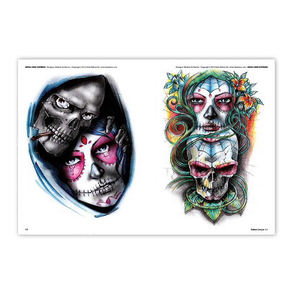 Elaborate Skull Designs — Softcover Book