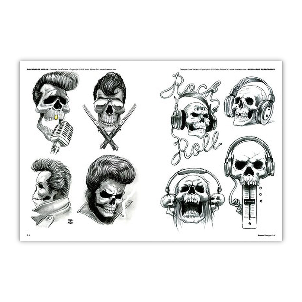 Elaborate Skull Designs — Softcover Book