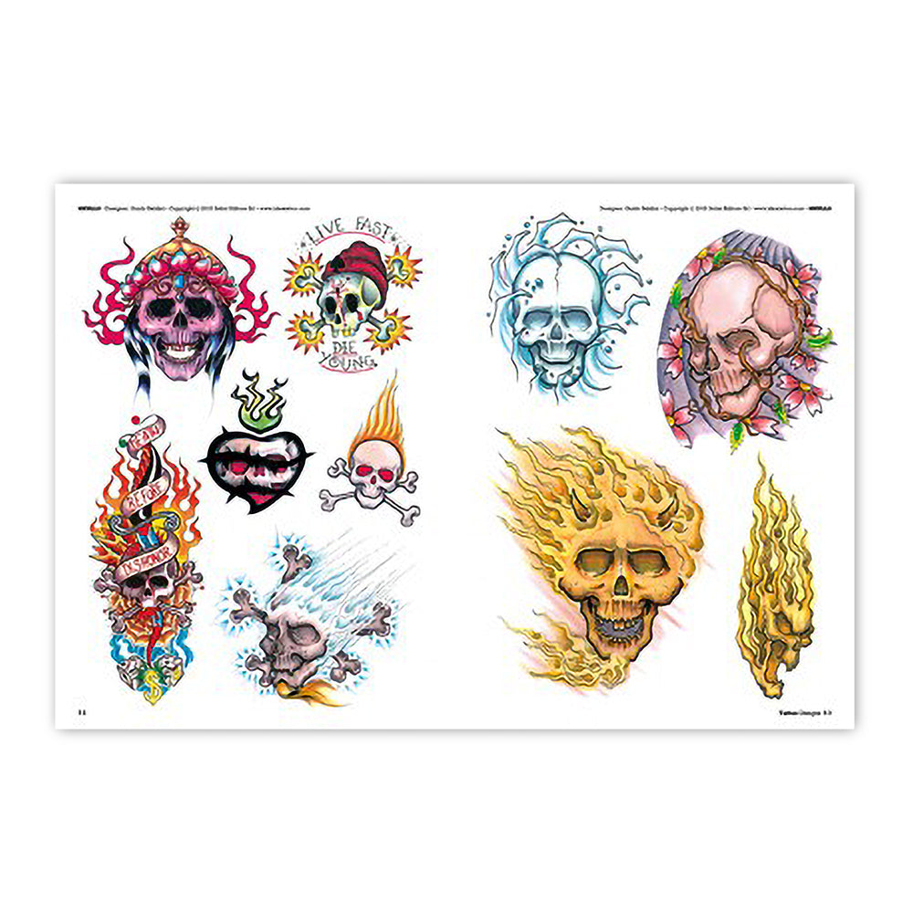 Elaborate Skull Designs — Softcover Book