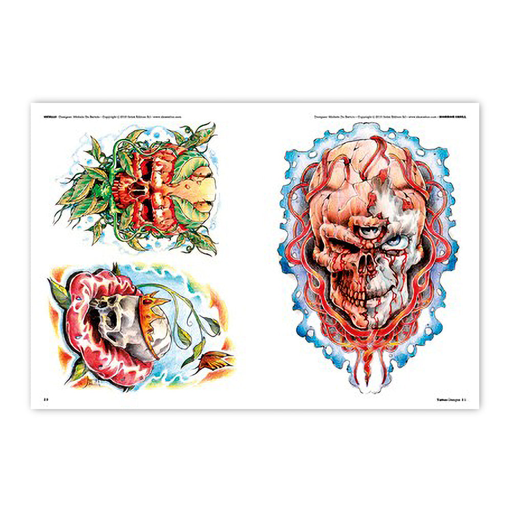 Elaborate Skull Designs — Softcover Book