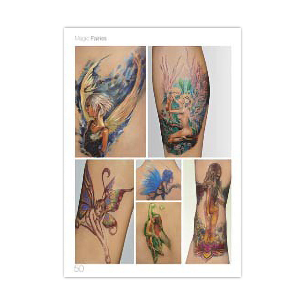 Tattoo Photos Book #1 — Angels and Fairies  — Softcover Book