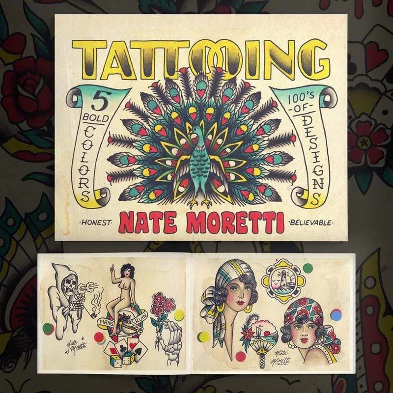 Nate Moretti Traditional Tattoo Book — Softcover Book