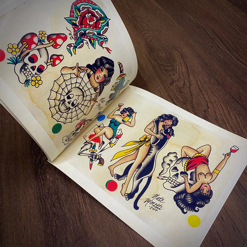 Nate Moretti Traditional Tattoo Book — Softcover Book