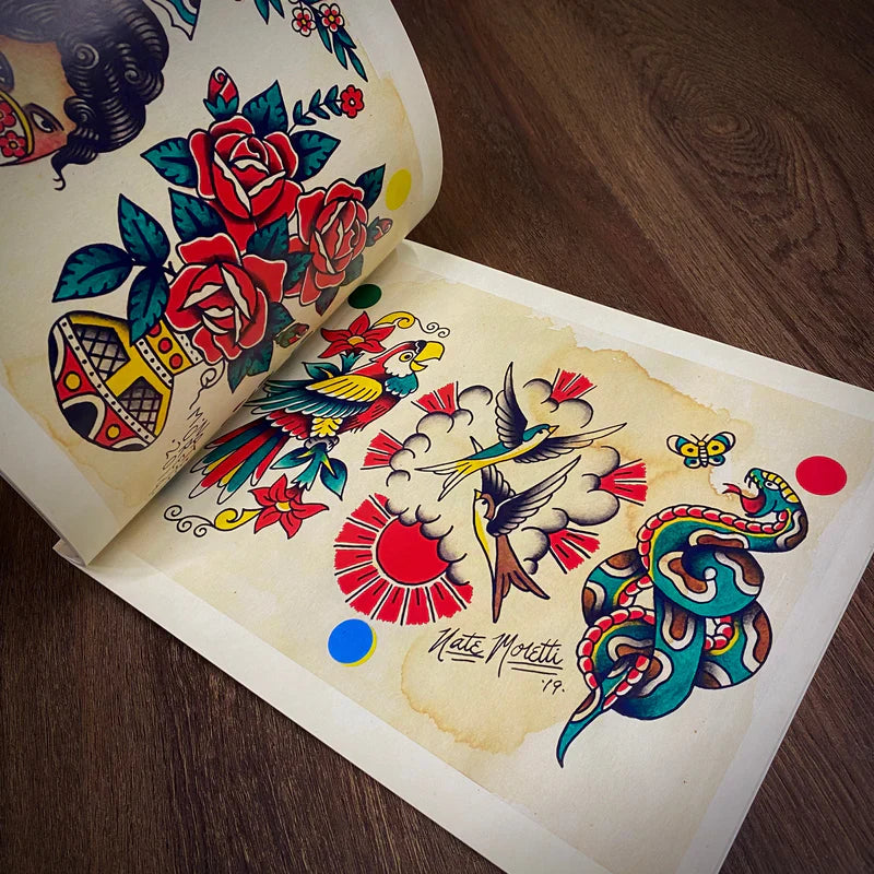 Nate Moretti Traditional Tattoo Book — Softcover Book