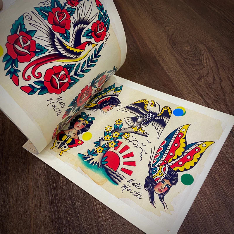 Nate Moretti Traditional Tattoo Book — Softcover Book