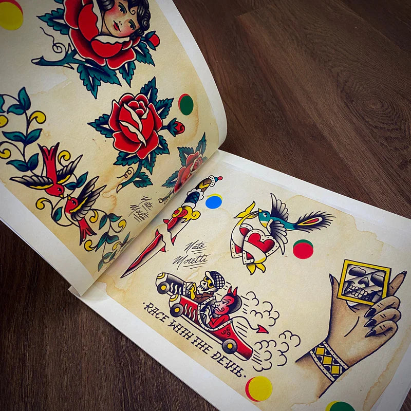 Nate Moretti Traditional Tattoo Book — Softcover Book
