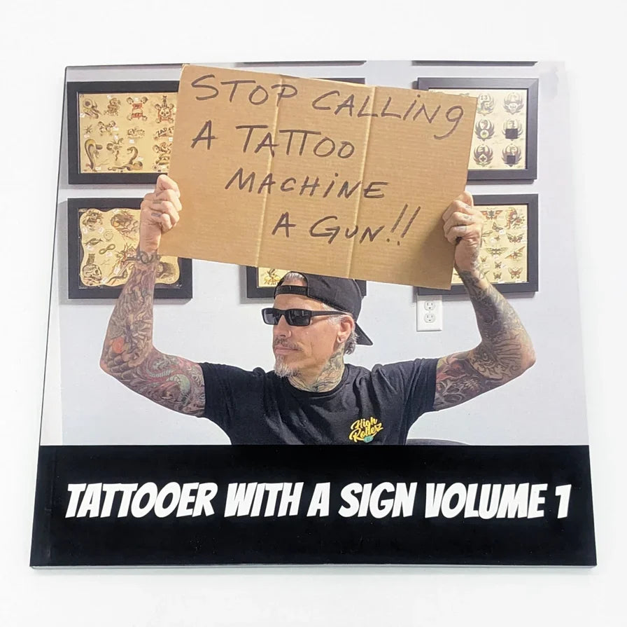 The Tattooer With A Sign Coffee Table Book — Softcover