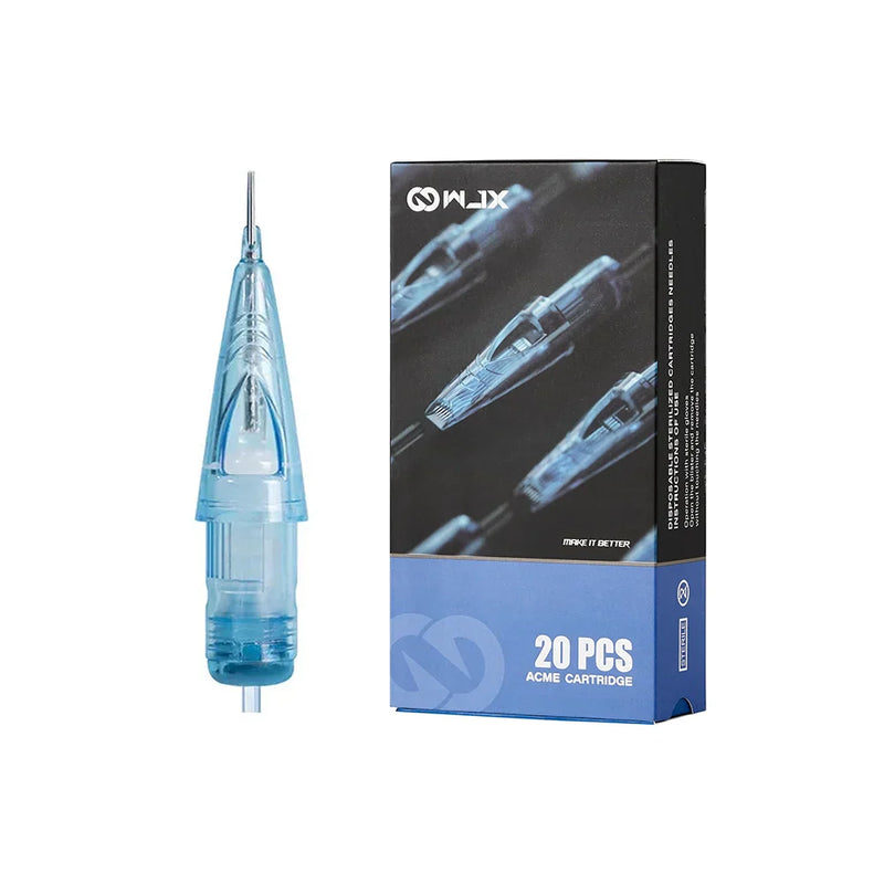 Dragonhawk WJX Professional Tattoo Needle Cartridges — Box of 20 - Medium Taper