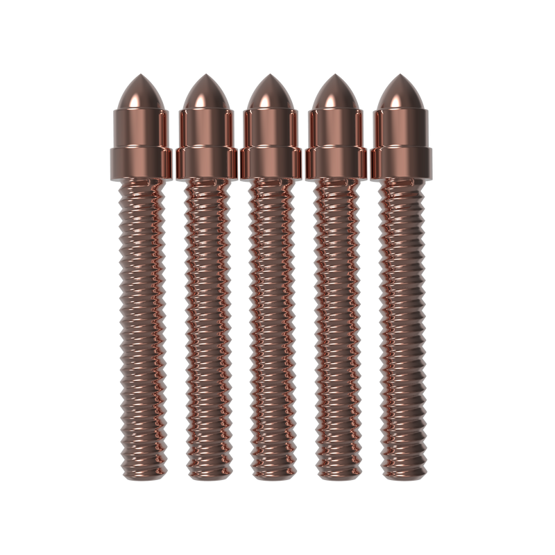 Copper Contact Screw - 5 Pack - Darklab Tattoo Supplies