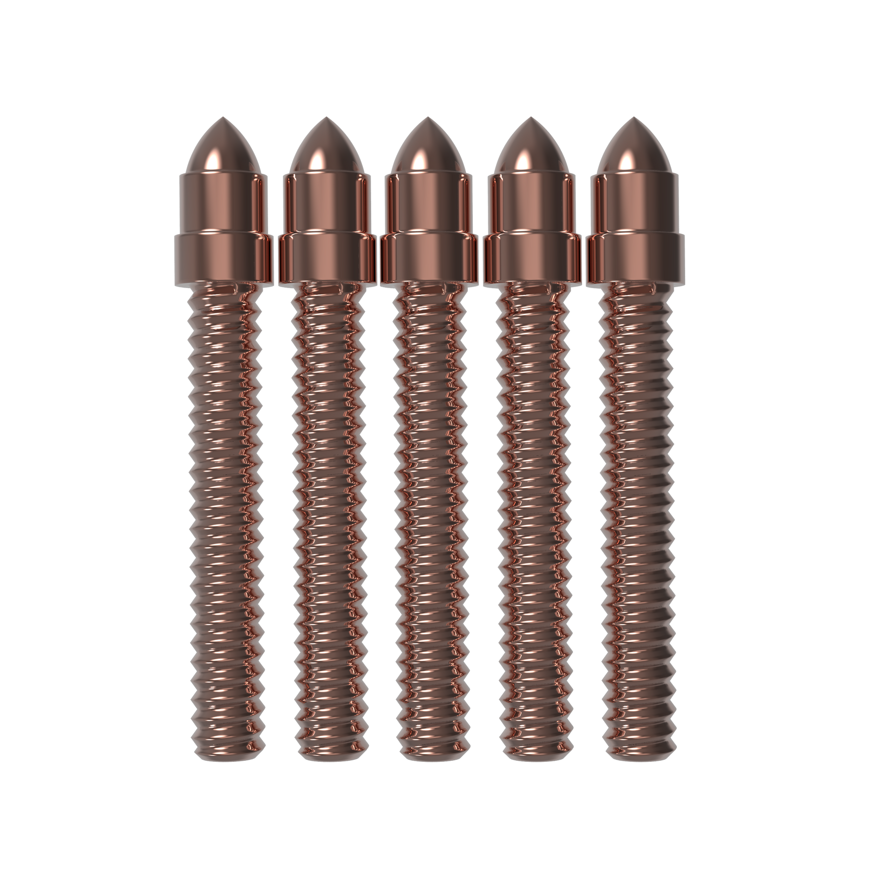 Copper Contact Screw - 5 Pack - Darklab Tattoo Supplies