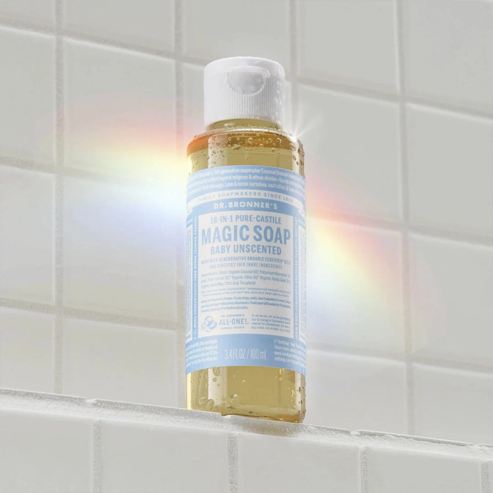 Dr. Bronner's Magic Soaps Unscented Baby-Mild 3.4oz - 2