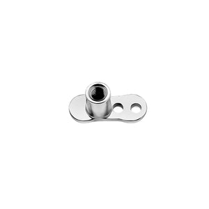 Titanium Dermal Anchor with 3-Hole Base