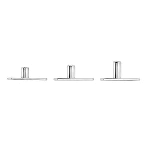 Dermal Titanium Anchor with 2-Hole Oval Base