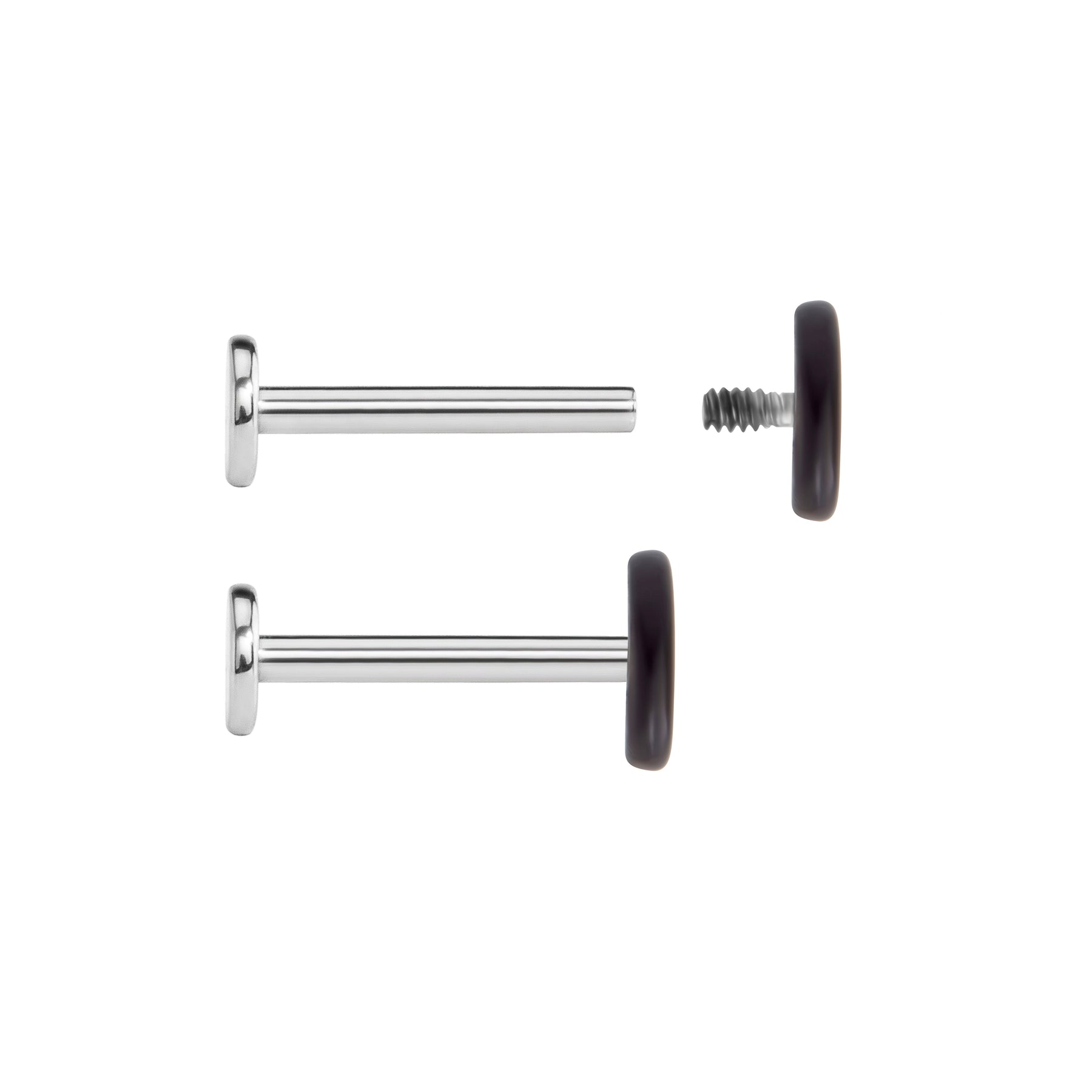 18g - 16g Internally Threaded Skin Tone Discs - Price Per 1