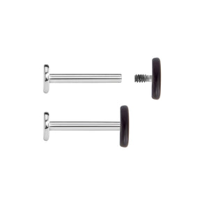 18g - 16g Internally Threaded Skin Tone Discs - Price Per 1