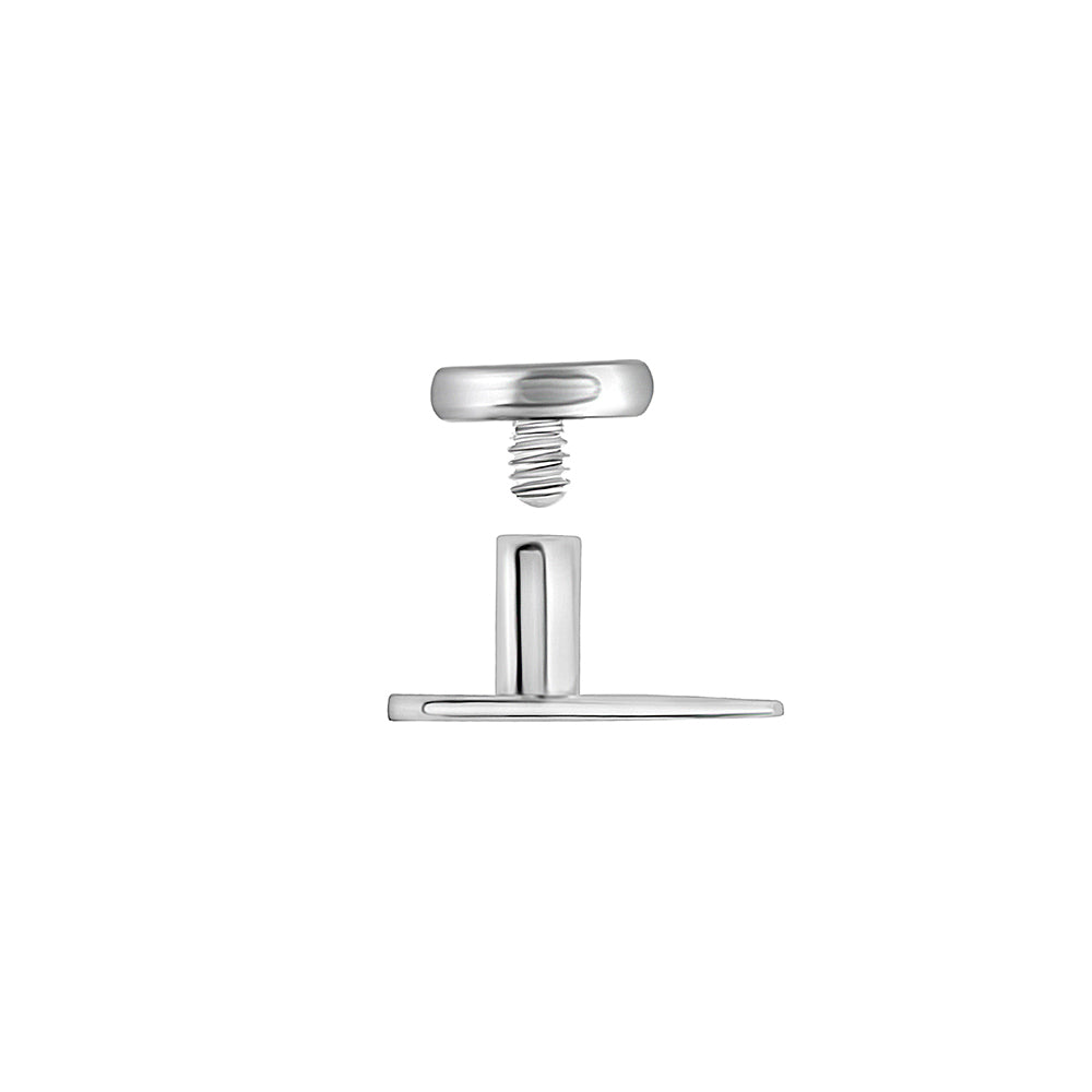 Titanium Dermal Anchor with 4mm Disk Top