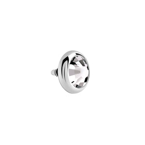 18g - 16g Internally Threaded 3.4mm Swarovski Jewel Top - Price Per 1