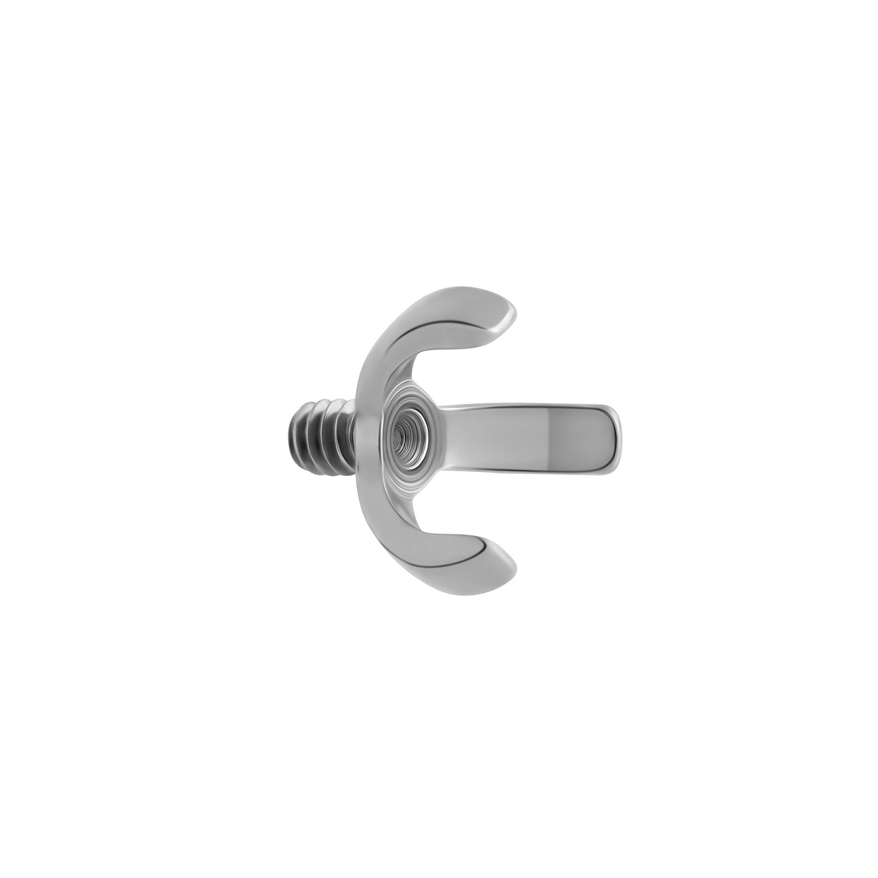 Tilum 14g-12g Internally Threaded Titanium 3-Prong Setting Top - Price Per 1