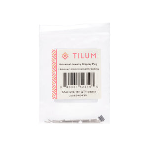 Tilum Universal Jewelry Display Block with Pegs — Pick Size and Threading