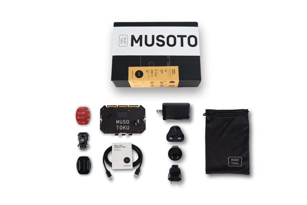 Musotoku MK-2 Tattoo Power Supply — Dual USB-C Inputs