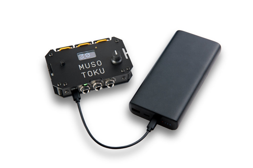 Musotoku MK-2 Tattoo Power Supply — Dual USB-C Inputs