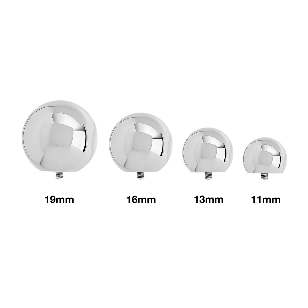 0g Internally Threaded Counter-Sunk Ball - Price Per 1