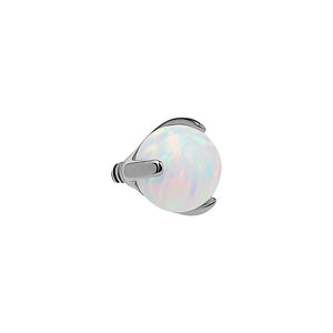 Opal Ball Titanium Top - Threaded