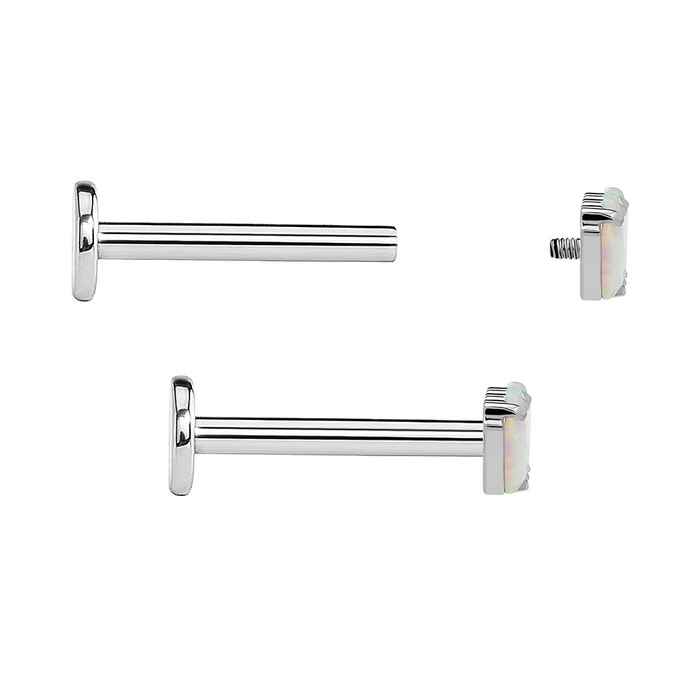 Opal Cluster Titanium Top - Threaded