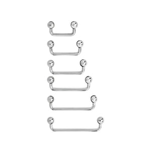 Titanium Surface Barbell with 2.75mm Rise