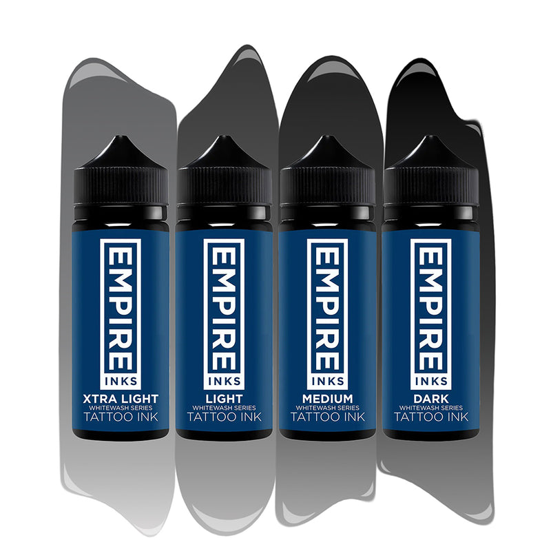 Empire Inks White Wash Series — 4-Stage White Wash Set — Pick Size