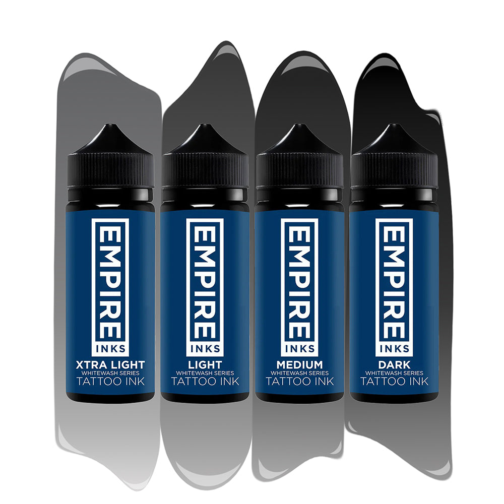 Empire Inks White Wash Series — 4-Stage White Wash Set — Pick Size