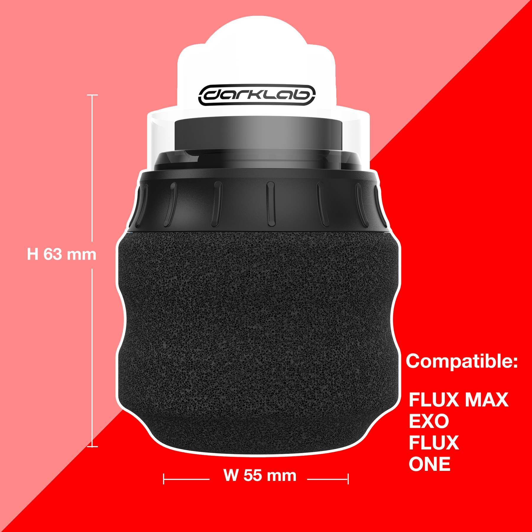 Darklab ErgoShield 55mm Grip — Box of 24