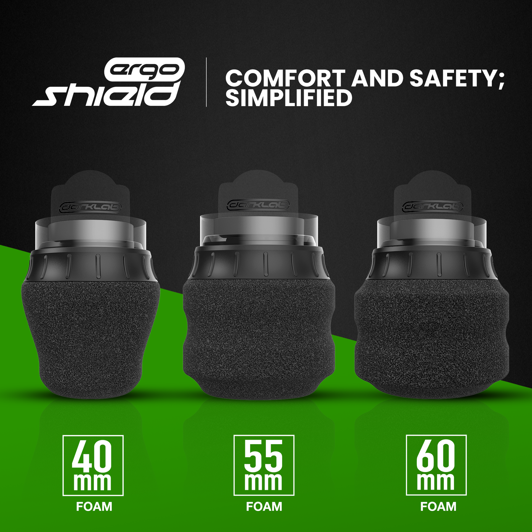 Darklab ErgoShield 60mm Grip — Box of 24