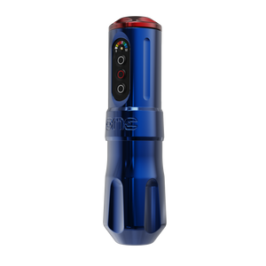 FK Irons One Tattoo Machine with Drop in Battery — Royal Blue — 4mm Stroke