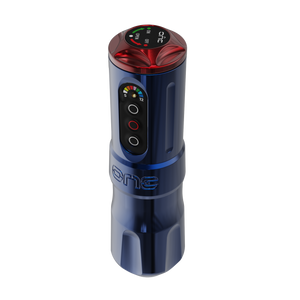 FK Irons One Tattoo Machine with Drop in Battery — Royal Blue — 4mm Stroke