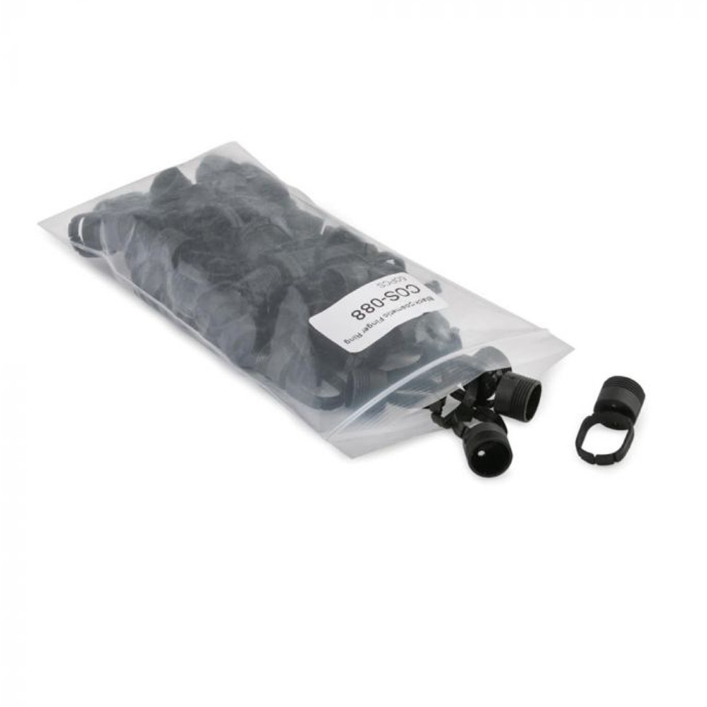 Finger Ring Ink Cup Holder - Black - 50/bag