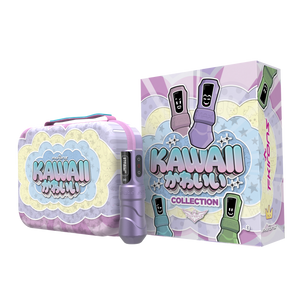 FK Irons Flux Max Tattoo Machine with 2 PowerBolt 2.0 — Special Edition Kawaii Series — 4.0mm Stroke