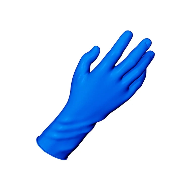 Sterile Dynarex Blue Disposable Nitrile Gloves — Box of 100