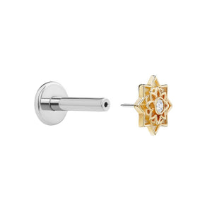 Gold Sacred Geometry Top - Threadless