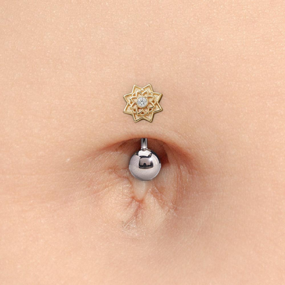 Gold Sacred Geometry Top - Threadless