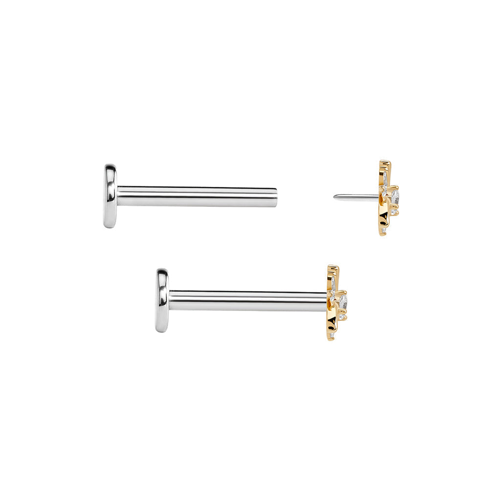 Gold Spiral Top - Threadless