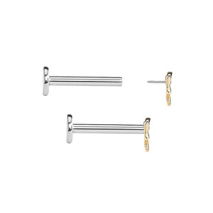 Gold Classic Bow Top - Threadless