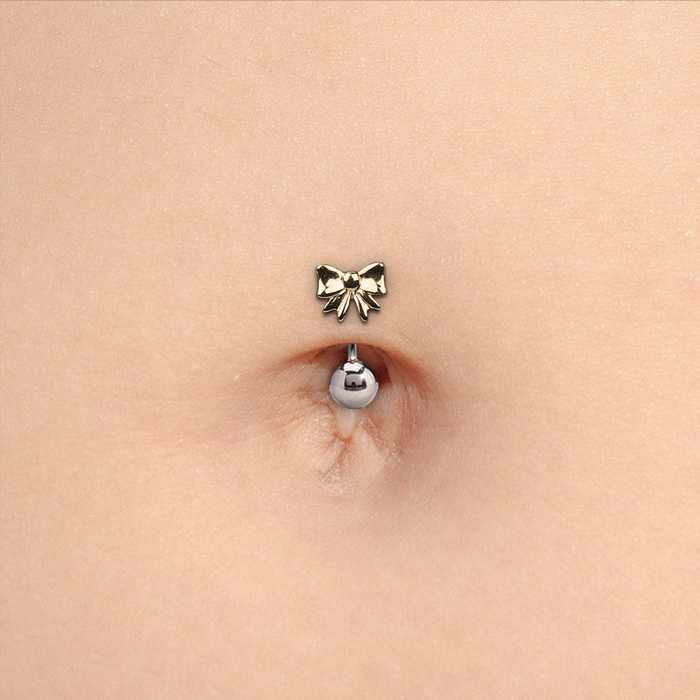 Gold Classic Bow Top - Threadless