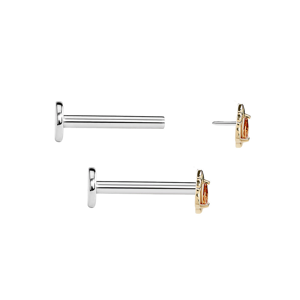 Gold Flaming Desire Top - Threadless