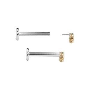 Gold Square Gem Top - Threadless