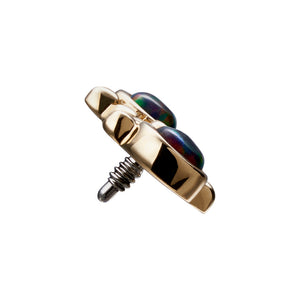 Tilum 14kt Gold Opal Eyes Top — Price Per 1