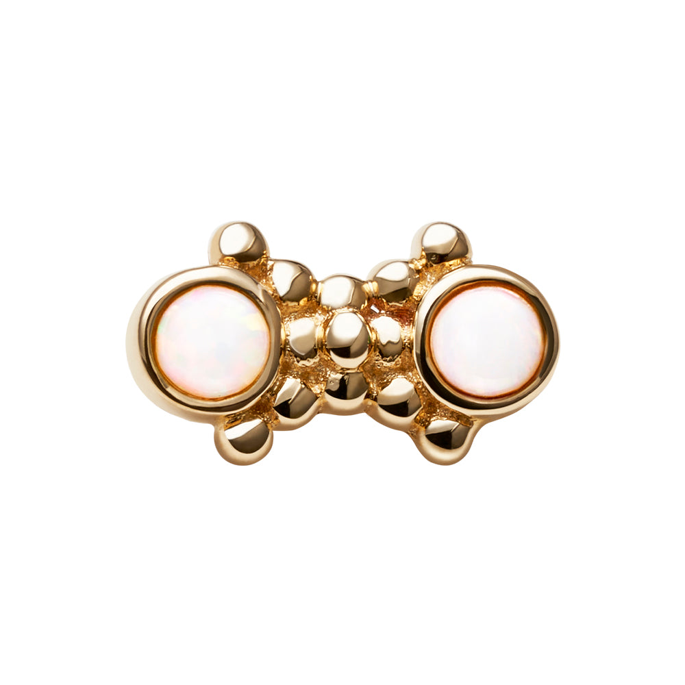 Tilum 14kt Gold Opal Eyes Top — Price Per 1