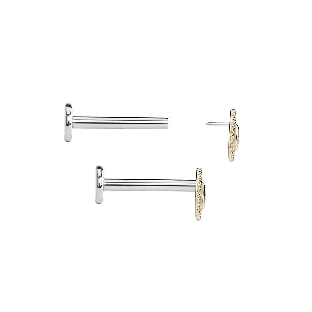 Gold Ornate Pear Top - Threadless