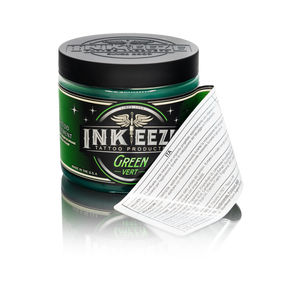 INK-EEZE Green Vert Tattooing Ointment - 16oz Jar